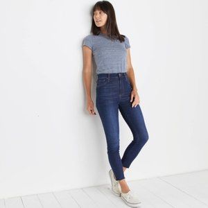 NEW Marine Layer High Skinny Jean In Dark Wash Stretch Crop High Waist 29